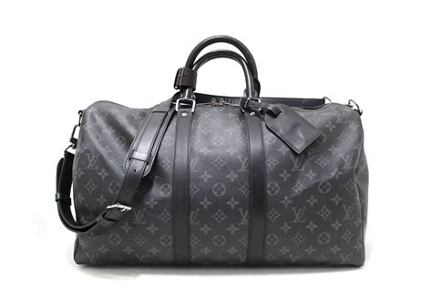 louis vuitton eclipse pochette|Louis Vuitton keepall bandouliere bag.